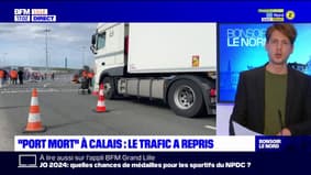 Le port de Calais bloqué quelques heures par des manifestants contre la réforme des retraites
