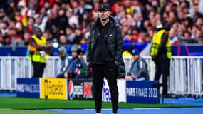 Jürgen Klopp avec Liverpool au Stade de France, à Saint-Denis le 28 mai 2022