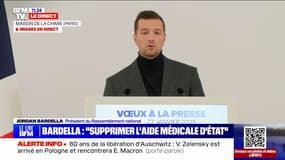 Budget: "J'appelle à supprimer l'Aide médicale d'État", explique Jordan Bardella (RN)