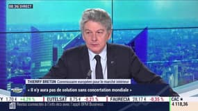 La zone euro se dirige vers une récession d'au moins 1% cette année, estime Thierry Breton