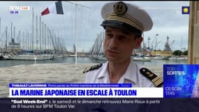 La marine japonaise fait escale à la base navale de Toulon