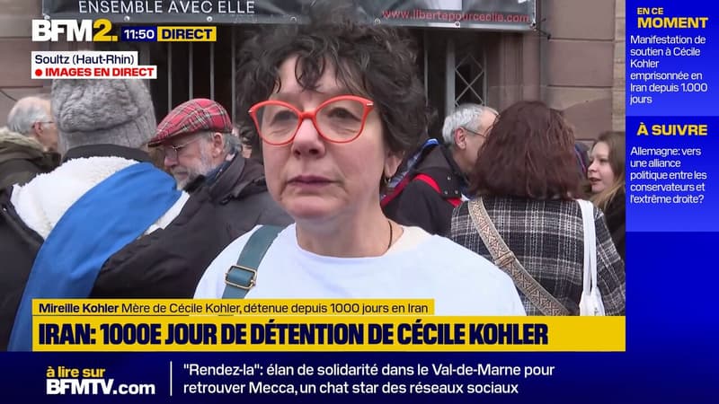 La mère de Cécile Kohler, détenue depuis 1000 jours en Iran, lance un appel à Emmanuel Macron