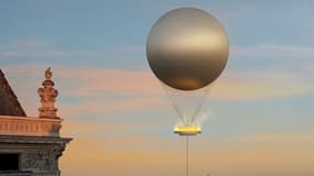 Une "flamme électrique", avec un puissant flux de lumière sur un nuage d’eau, c'est ce que cache la vasque volante de ces JO 2024 conçue par EDF.