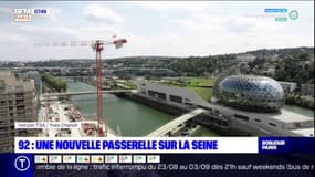 Hauts-de-Seine: une nouvelle passerelle sur la Seine