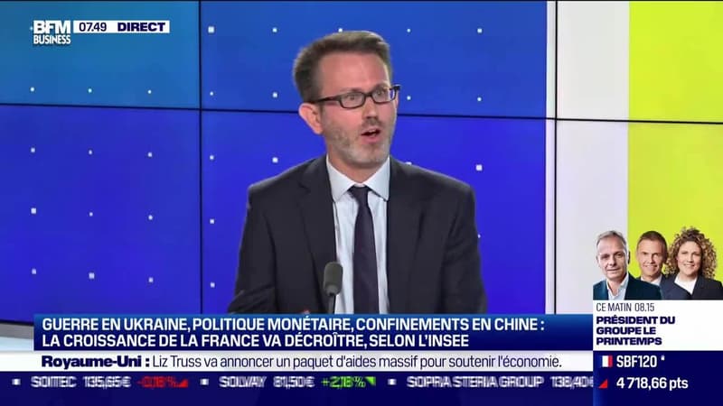 Julien Pouget (Insee): L'Insee table sur 6,6% d'inflation en 2022 - 08/09