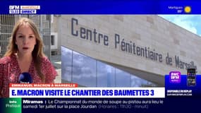 Marseille: Emmanuel Macron attendu au chantier des Baumettes 3