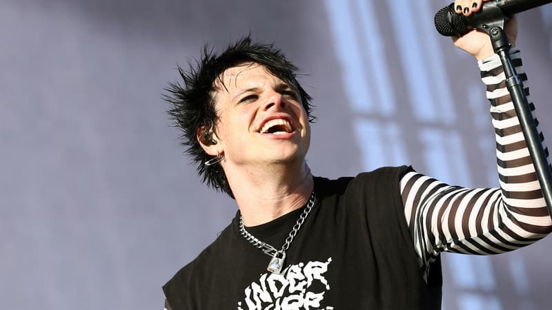 Le chanteur Yungblud à Coachella en 2023