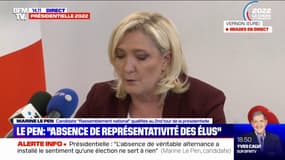 Marine Le Pen: "Je veux instaurer la proportionnelle"