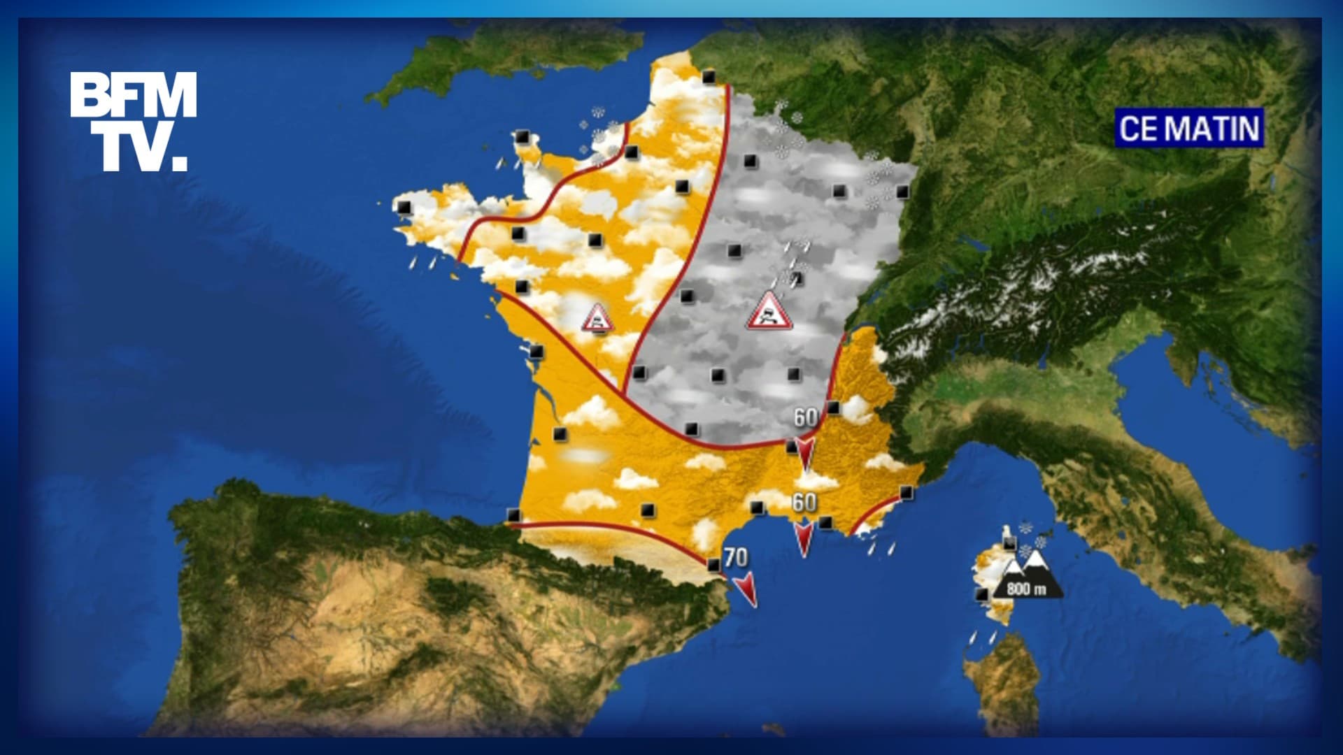 La météo du vendredi 8 janvier un temps toujours froid et humide
