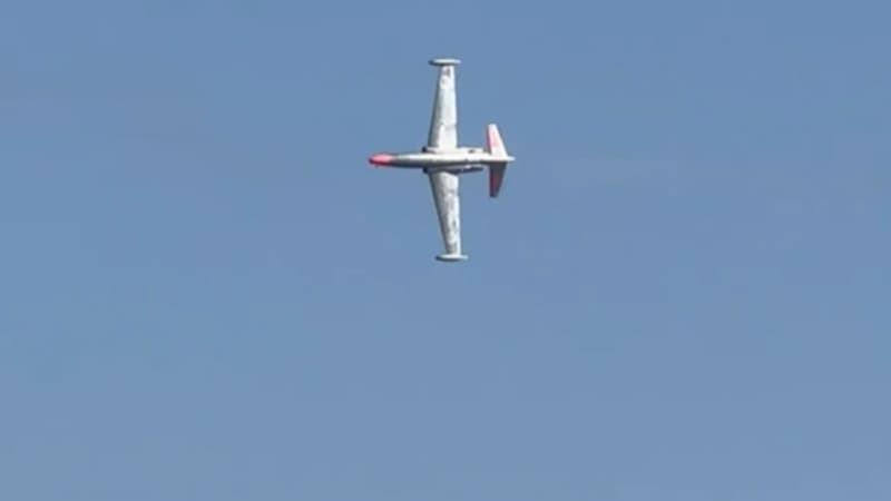 L'avion qui s'est abîmé en mer à Bormes-les-Mimosas, le 16 août 2024. 