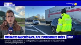 Deux migrants morts et quatre blessés après avoir été percutés près de Calais