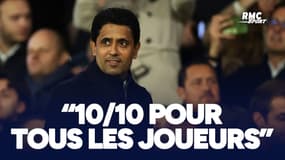 PSG 4-2 Manchester City : "10 sur 10 pour tous les joueurs" félicite Al Khelaifi