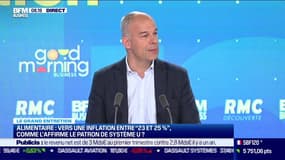 Arnaud Rousseau (FNSEA) : Alimentaire, vers une inflation entre "23 et 25 %", comme l'affirme le patron du Système U ? - 20/04