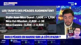 Côte d'Azur: les tarifs des péages augmentent