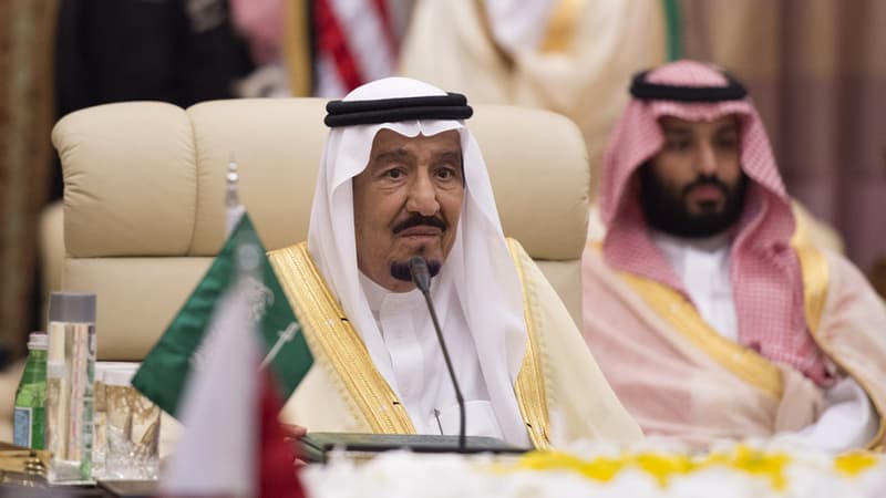 Le roi d'Arabie saoudite, Salman. 