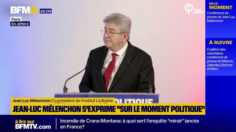 Présidentielle 2027: "Nous serons prêts", dit Jean-Luc Mélenchon