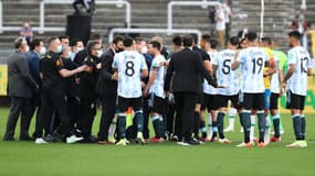 Les joueurs argentins ont quitté le Brésil
