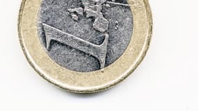 La pièce d'un euro, commune à dix-huit pays de l'Union européenne.
