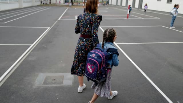 Rentrée dans une école élémentaire à Toulouse, le 1er septembre 2020