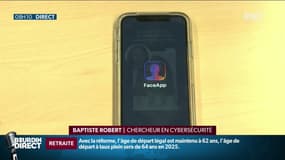 Polémique sur "FaceApp": "Il faut juste se poser la question: suis-je prêt à échanger ma vie privée contre ce service?"