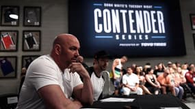 Dana White pendant les Dana White's Contender Series