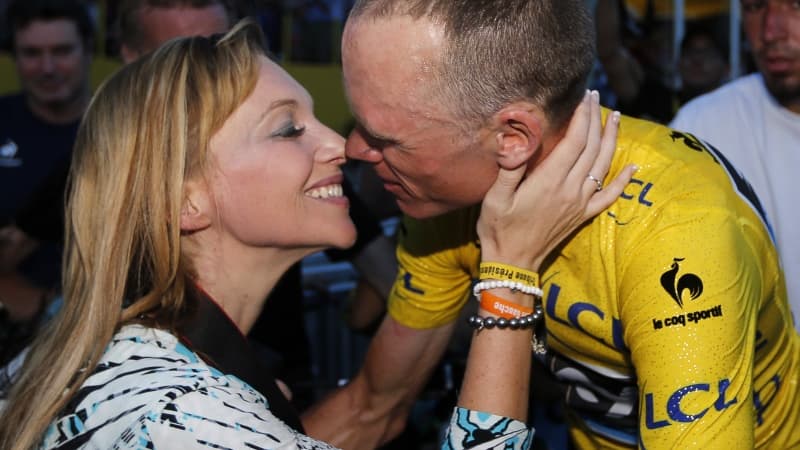 Christopher Froome et sa fiancée Michelle Cound