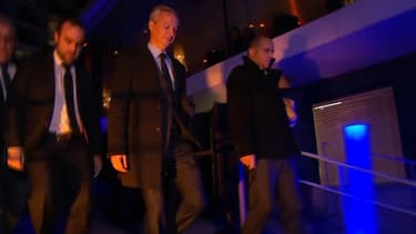 Bruno Le Maire, quelques minutes avant le débat