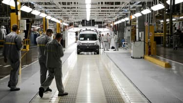 L'usine Renault de Maubeuge (Nord), où est produit le petit utilitaire Kangoo.