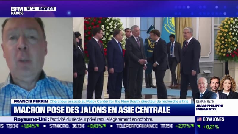 Macron pose des jalons en Asie Centrale