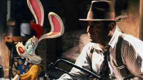 Bob Hoskins, dans "Qui veut la peau de Roger Rabbit?", en 1988.