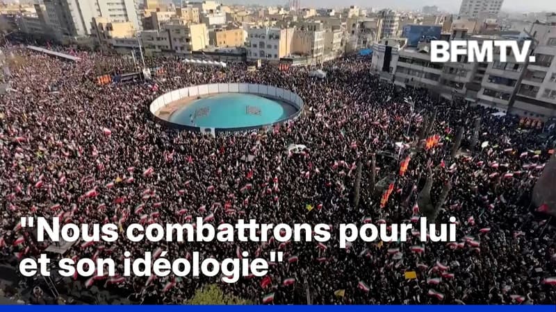 À Téhéran, des milliers d'Iraniens réunis pour soutenir le nouveau guide suprême