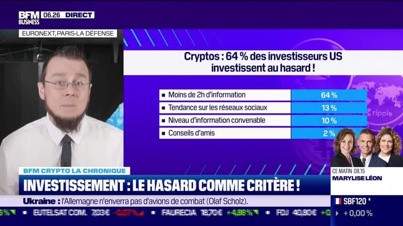 BFM Crypto : Investissement, le hasard comme critère ! - 30/01