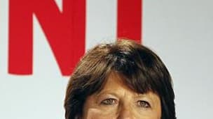 Des voix s'élèvent, chaque jour plus nombreuses, pour pousser la candidature de Martine Aubry à l'élection présidentielle de 2012, que beaucoup considèrent comme "naturelle" après la chute de Dominique Strauss-Kahn. /Photo prise le 17 mai 2011/REUTERS/Rég