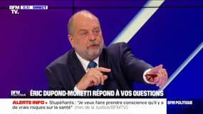 "Moi l'eau froide ce n'est pas mon truc donc je n'irai pas": Éric Dupond-Moretti n'ira pas se baigner dans la Seine lors des JO de Paris 2024