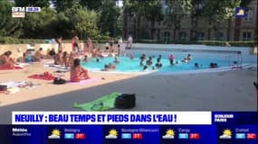 Neuilly-sur-Seine: les Franciliens profitent des centres aquatiques