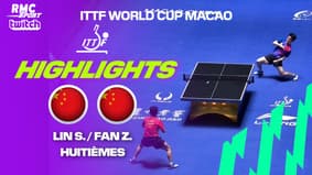 Résumé : Combat TITANESQUE entre Shidong LIN et Zhendong FAN- Huitièmes (ITTF World Cup 2024)