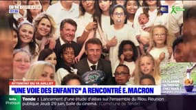 Attentat du 14 Juillet: "Une voix des enfants" a rencontré Emmanuel Macron
