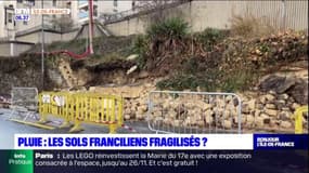 Île-de-France: un pan de mur s'effondre à Saint-Cloud, des sols fragilisés par la pluie?