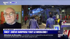 Grève à la SNCF: "Comme d'habitude on choisit un week-end" selon ce représentant des usagers des transports 