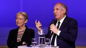 La ministre de l'Éducation nationale Élisabeth Borne et le Premier ministre François Bayrou le 7 mars 2025 à Paris 