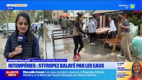 Saint-Tropez: après les intempéries, l'heure est au nettoyage
