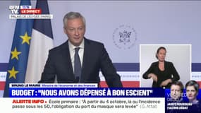 Bruno Le Maire: "Nous ne laissons pas filer les dépenses"