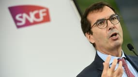 Le PDG de la SNCF, Jean-Pierre Farandou, le 30 juin 2022 au Mans.