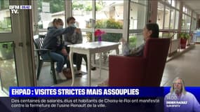 Ehpad: les visites restent strictes mais se sont assouplies