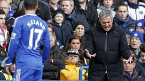Entre Hazard et Mourinho, la défaite contre l'Atlético a laissé des traces.