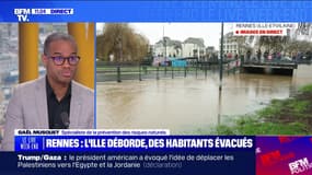 Rennes : L'Ille déborde, des habitants évacués - 26/01