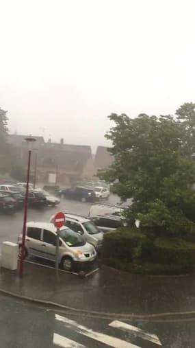 Eure : Gaillon sous la pluie  - Témoins BFMTV
