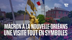 Emmanuel Macron à la Nouvelle-Orléans: une visite tout en symboles