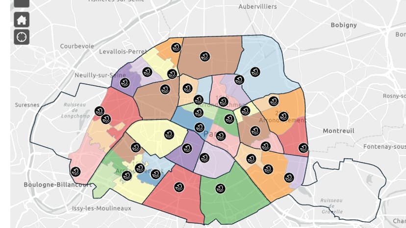 Les bureaux de vote pour la consultation citoyenne sur la place des SUV dans la capitale le 4 février. Les bureaux de vote pour la consultation citoyenne sur la place des SUV dans la capitale le 4 février.