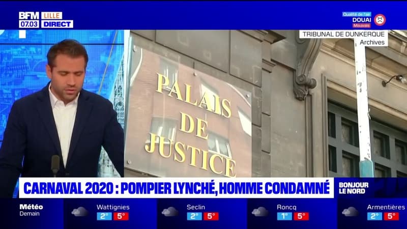 Dunkerque: un homme condamné pour avoir lynché un pompier lors du carnaval de 2020